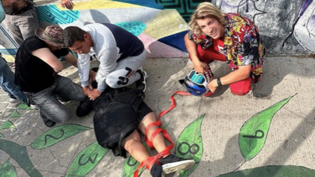 “Ladrones 1 – Fabio 1”: Asaltan por segunda vez a ciclista austriaco que lleva 15 días en Valparaíso