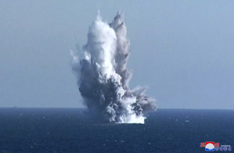 Corea del Norte confirma que ha vuelto a probar su dron submarino para crear “tsunamis radiactivos”