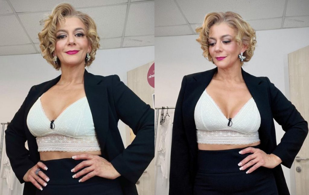 ¡Al más puro estilo de Marilyn Monroe! Actriz Paola Troncoso brilló con su “look” y recibió múltiples halagos