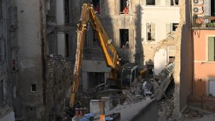 Derrumbe de un edificio en Marsella deja al menos dos heridos y cinco muertos