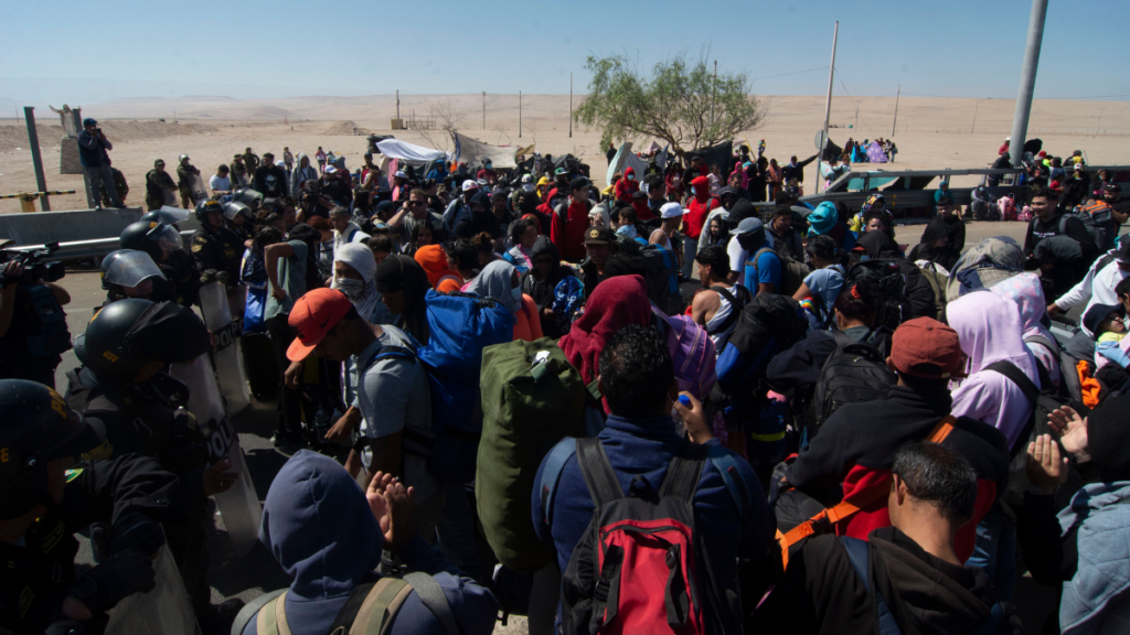 Cuya se convierte en nuevo punto crítico de migración irregular en el norte de Chile