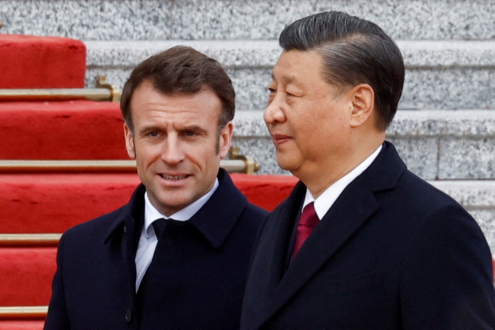Macron insta a Xi Jinping a mediar entre Rusia y Ucrania: “Sé que puedo contar contigo”