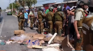 Saquean camión con carne que volcó en La Pintana: antes había sido robado