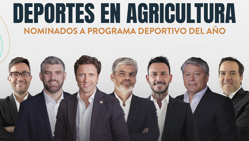 ¡Gracias! Deportes en Agricultura está nominado a “Programa deportivo del año” en el Copihue de Oro