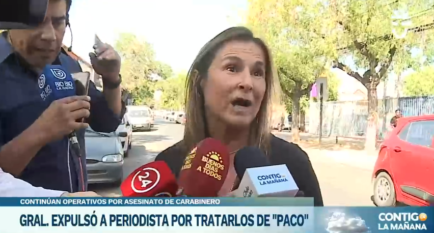 Carabineros se niega a dar declaraciones en presencia de la periodista Paulina de Allende-Salazar: los trató de “paco”