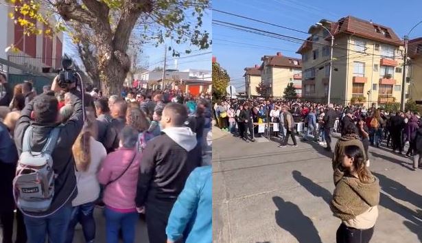 Viña del Mar: Reportan extensa fila con hasta dos horas de espera para votar en Liceo Nuestra Señora de la Paz