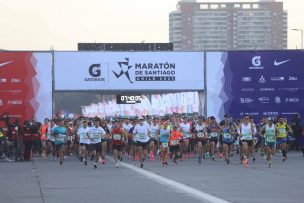 FOTOS | Así se vive la Maratón de Santiago 2023 en la capital