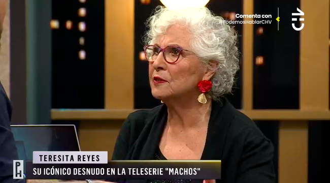 “No me imaginé que iba a ser tan impactante”: Teresita Reyes reaccionó a su desnudo en teleserie “Machos”