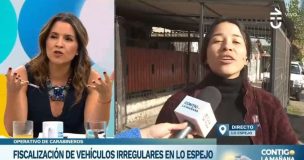 Vecina de Lo Espejo barrió con conductores de 'Contigo en la Mañana': 