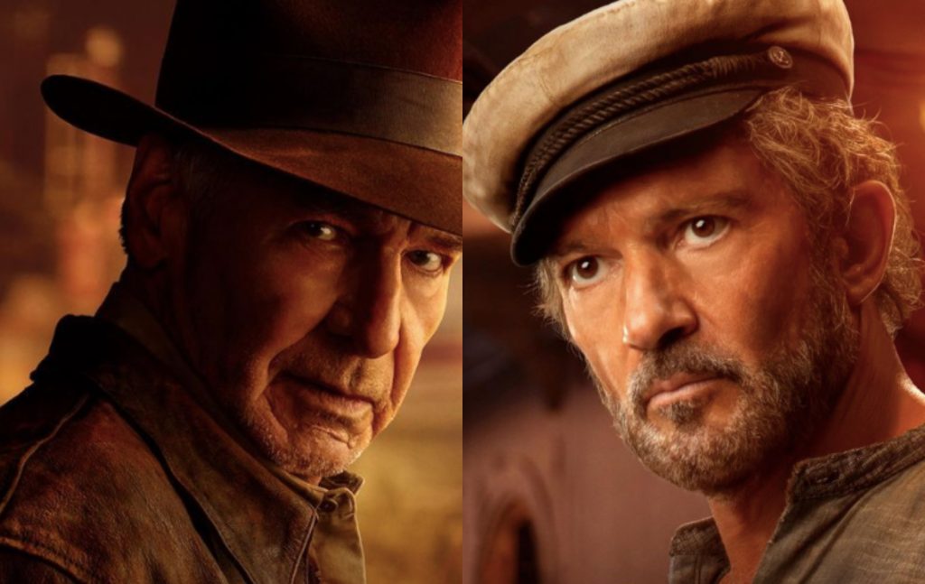 Con Harrison Ford y Antonio Banderas: revelan los pósters oficiales de la nueva película de “Indiana Jones”