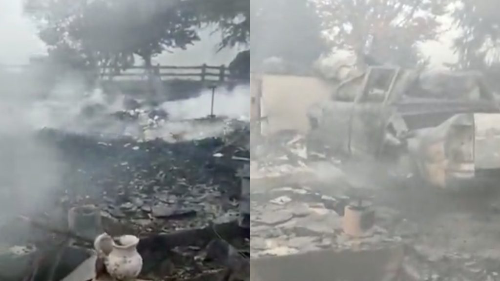 Ataque incendiario en Región de La Araucanía: Quemaron tres casas y maquinarias