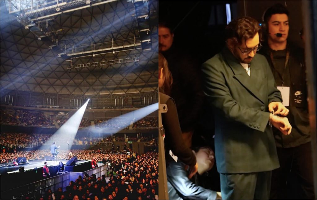 Edo Caroe brilló e hizo reír a todo el Movistar Arena: “Impresionante el cariño que recibí”