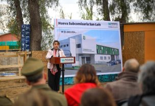 Gobierno da el vamos a obras de construcción de la nueva subcomisaría San Luis de Peñalolén