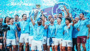 Manchester City festejó el título de la Premier League con triunfo sobre Chelsea