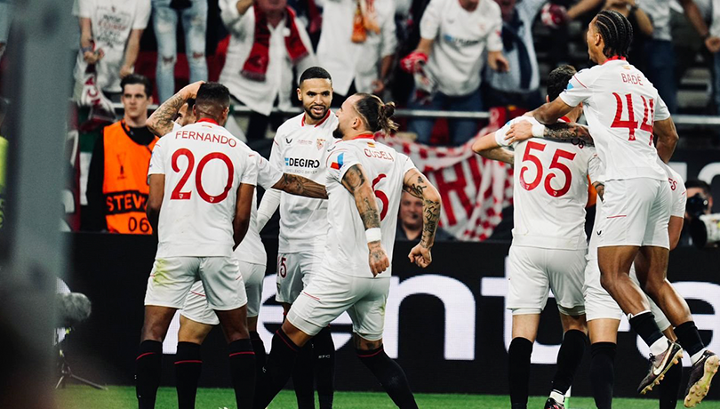 Sevilla se impone en penales a Roma y se consagra campeón de la Europa League