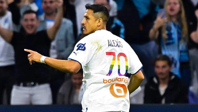 Alexis Sánchez anota y asiste en nueva victoria del Marsella en la Ligue 1