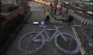 Van por el récord: 3.000 personas crearán la bicicleta humana más grande del mundo