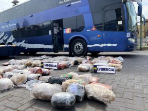 Tren de Aragua: PDI detiene a 11 personas, incautan 170 kilos de drogas y un bus de dos pisos