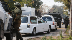 Funeral de menores que murieron en intento de portonazo desplegó amplio operativo policial en Ñuñoa