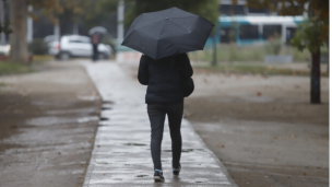 Pronostican precipitaciones para el fin de semana en la Región Metropolitana