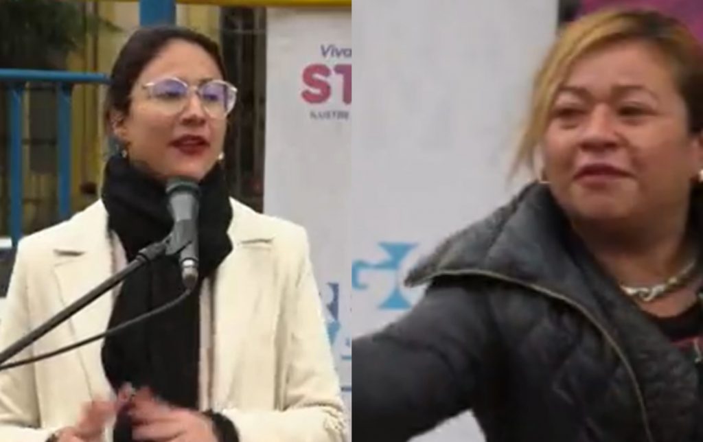 Mujer le tira tierra por la espalda a Irací Hassler: “Personas faltas de respeto, no faltan”