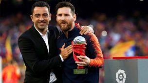 Xavi dibuja lo que sería el Barcelona con Lionel Messi