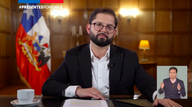 Presidente Boric realiza cadena nacional tras Cuenta Pública: “Nuestro Gobierno ha estado presente, haciéndose cargo de las necesidades de hoy”
