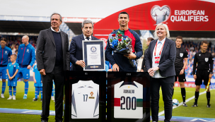 Cristiano Ronaldo consigue récord Guinness con la selección de Portugal