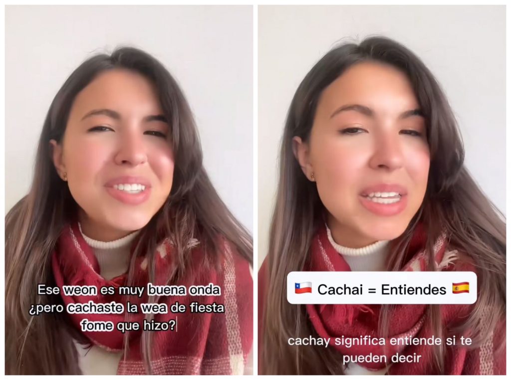 “¿Cachai o no cachai?”: Mujer enumeró las cinco expresiones chilenas que un español no entiende cuando llega al país