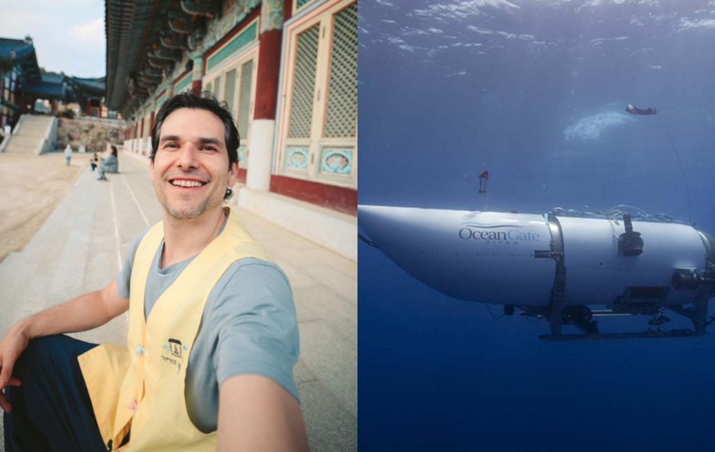 “Mi sentido pésame a las familias…”: mexicano que viajó en 2022 en submarino para ver los restos del Titanic envió sensible mensaje