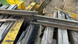 Región del Ñuble: Puente ferroviario Itata sufre graves daños a raíz de un eventual ataque con explosivos