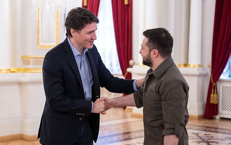 Zelenski agradeció a Canadá el nuevo envío de ayuda militar