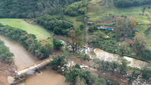 Paso de ciclón deja al menos 11 muertos y 18 desaparecidos en el sur de Brasil