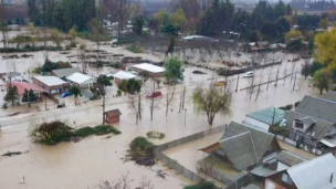 Sistema frontal: Un 80% de la comuna de Coltauco se vio afectada por el agua