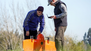 Bienes Nacionales comienza levantamiento de imágenes áreas de zonas afectadas por la inundación con drones especializados