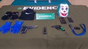 Tenían pistolas y máscaras del Joker: Cuatro menores detenidos tras intentas asaltar a conductora en Santa Juana