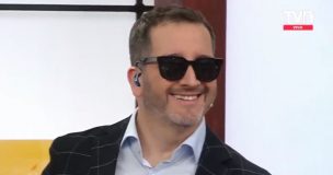 Con lentes de sol: Eduardo Fuentes regresó a TVN con particular look tras cirugía