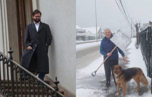 La historia del Presidente Boric en medio de nevazones en Punta Arenas: 