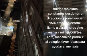 Vecinos de Estación Central denuncian constantes ruidos molestos: 