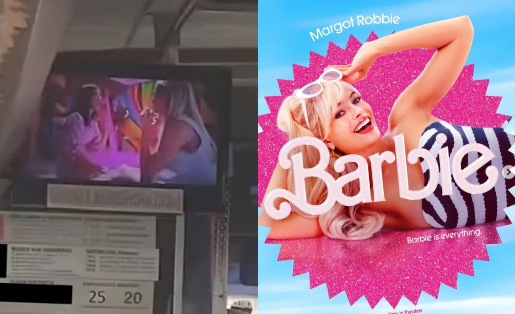 ¿Barbie ‘pirata’?: Bus de Concepción exhibe película tras solo días de su estreno en cines