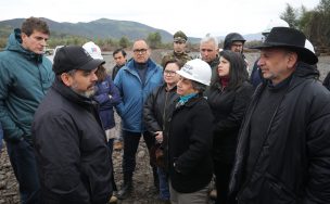 MOP supervisa trabajos en río Cachapoal para prevenir desbordes