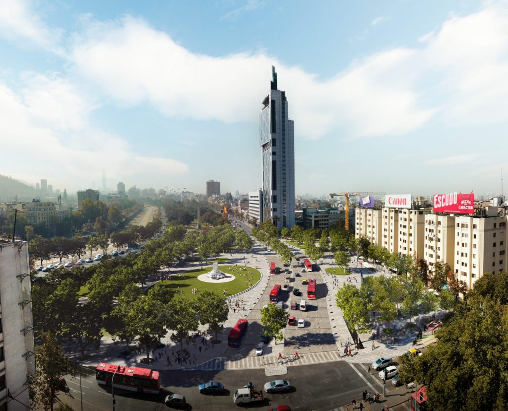 El nuevo diseño de la Plaza Italia