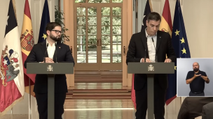 Presidente Gabriel Boric se reúne con Pedro Sánchez: 