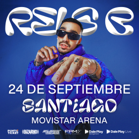 Rels B vuelve a Chile y se presentará en el Movistar Arena