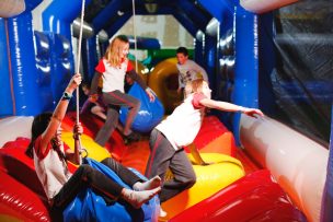 El parque inflable más extenso de Latinoamérica llega a Chile