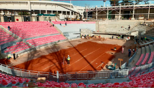 Así avanza el Court Central Anita Lizana para Santiago 2023