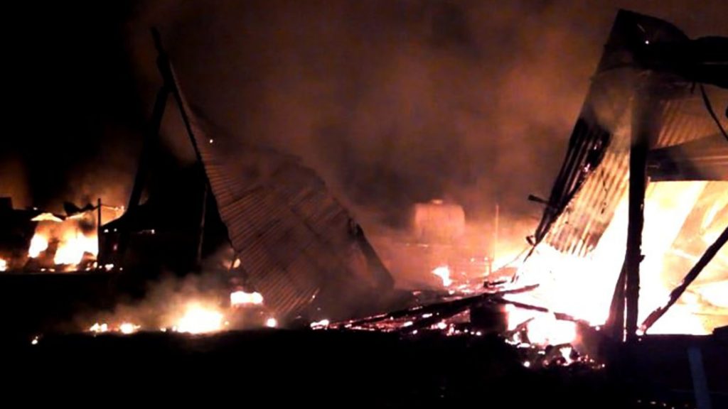 Atentado incendiario afecta faenas de la Central Rucalhue en Quilaco
