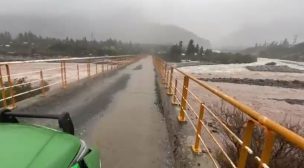 Carabineros alerta riesgo de derrumbe de puente en San Clemente