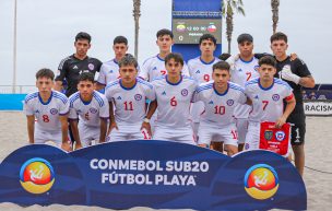 Chile clasificó entre los cuatro mejores del Sudamericano Sub 20 de fútbol playa