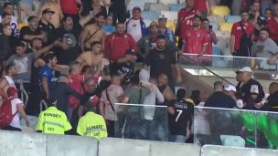 ¡Terrible! Policía brasileña dispara a hinchas de Argentinos Jrs en la Libertadores